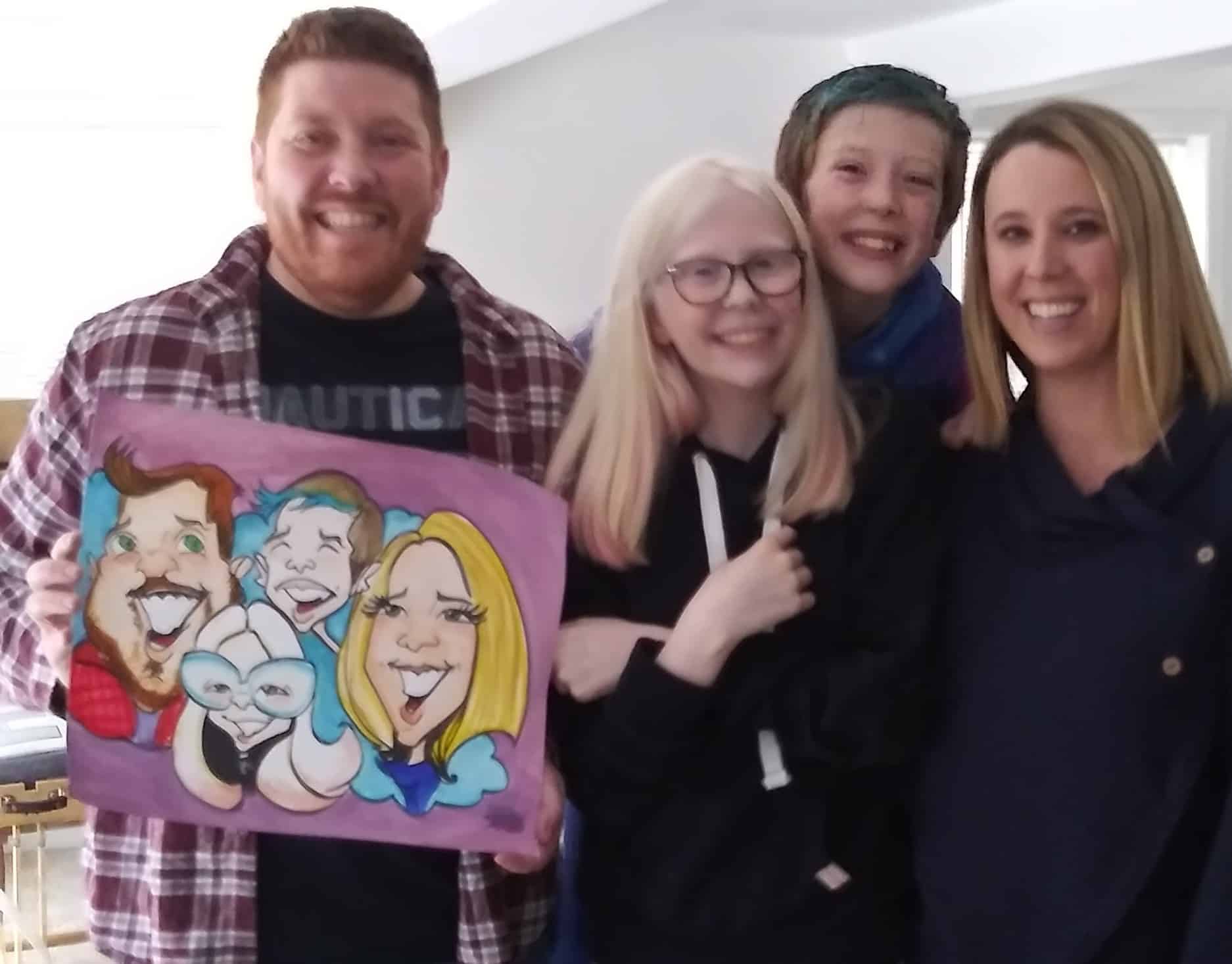 Boston Wedding Caricature Artist for Hire