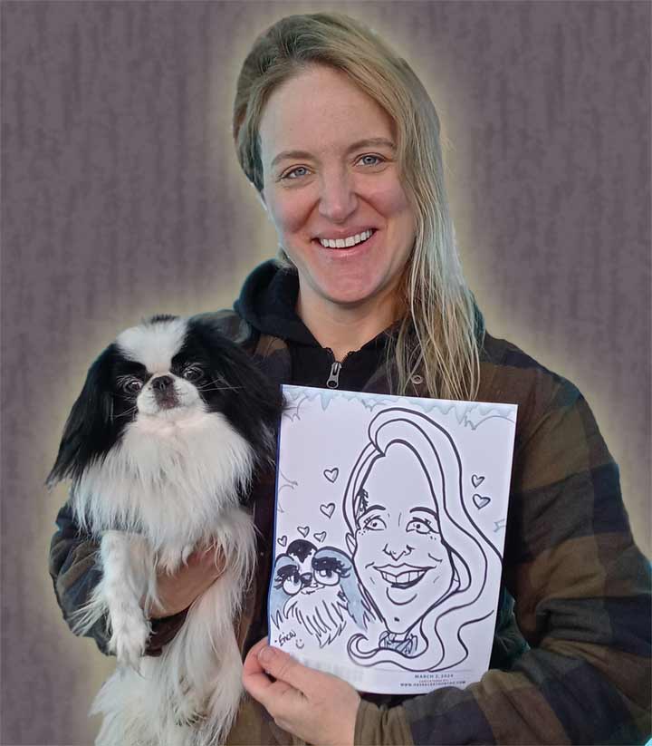 caricatures nh drawing live community event entertainment in maine